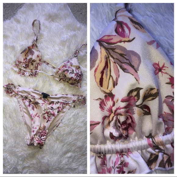 La Hearts Other - L.A. HEARTS floral bikini NWOT